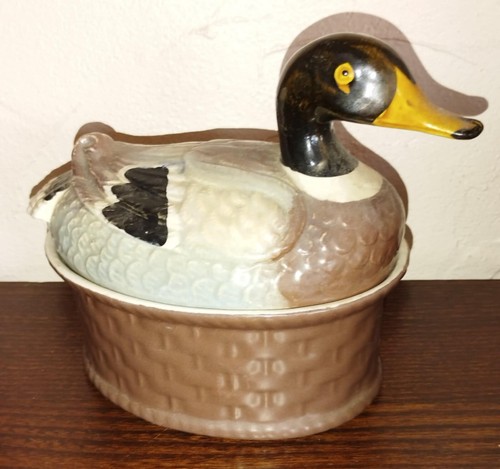 Terrine canard zoomorphe - canard,