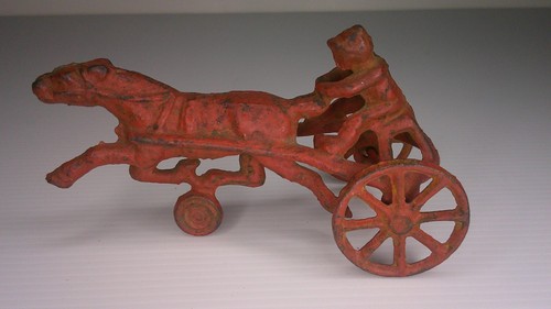 Antique cast iron trotter - iron,