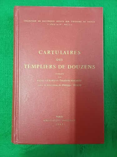 Cartulaires des templiers - cartulaires,