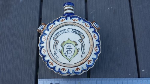 Ancienne gourde faïence - ancienne,