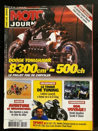 Moto journal 2003 dodge - moto, 16/01/2003;