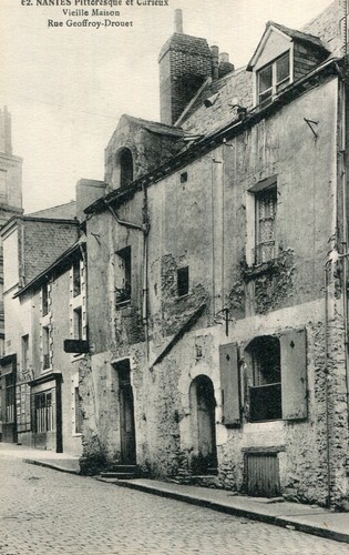 Carte nantes vieille - nantes,
