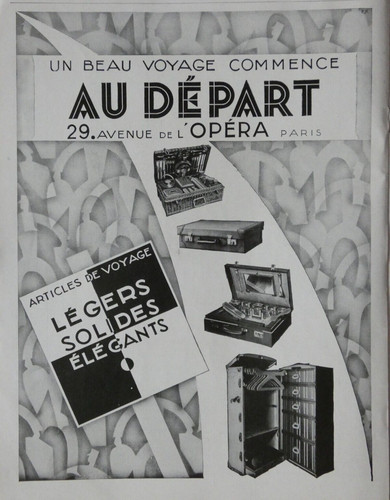 Publicité presse 1928 malles - publicitÉ,