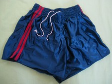 Short Marine et rouge polyamide Vintage 80'S football ancien France - 42