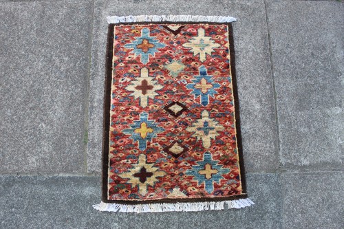 Tapis oriental vintage fait - vintage,