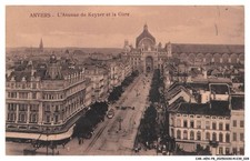 CAR-AENP8-0447-BELGIQUE - ANVERS - L'avenue de keyser et la gare