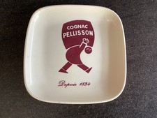 Cendrier publicitaire en mélamine pour le Cognac Pellisson
