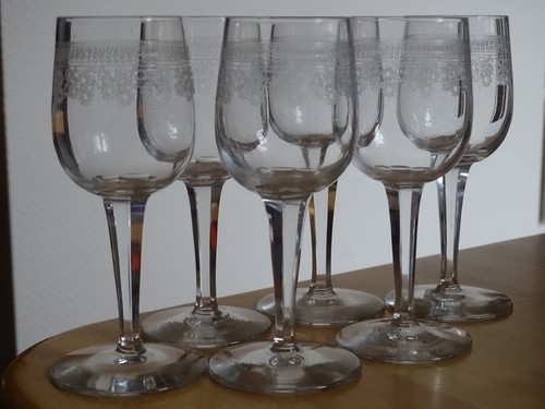 Baccarat anciens verres a - 6,