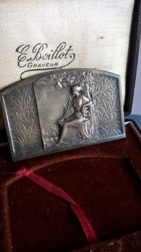 Plaque médaille bronze - plaque,