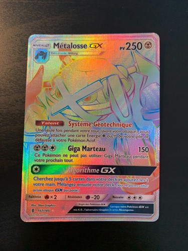 Carte pokémon métalosse gx - pokémon,