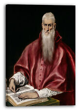 Toile/Cadres El Greco - Saint Jérôme comme érudit