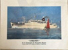 Compagnie Paquet Paquebot Lyautey ‘Roger Chapelet ´
