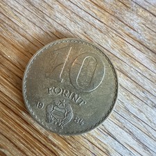 UNGHERIA  10 FIORINI 1984