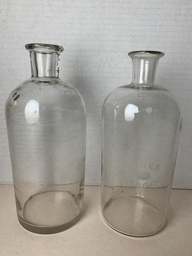 Lot flacons verre - 2,