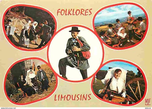 Carte postale folklore - postale,