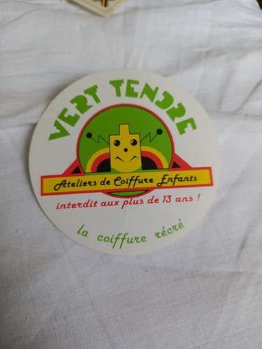 Autocollant vintage vert