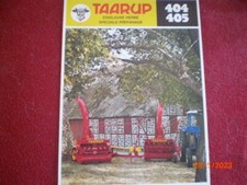 BROCHURE  PUBLICITAIRE   ENSILEUSE  A   HERBE  TAARUP   404- 405