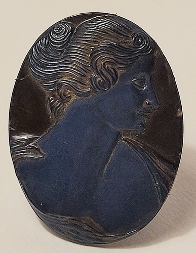 Ancien bijou broche camée - ancien,
