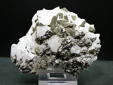QUARTZ + PYRITE - EL HAMMAM, MAROC - 9,5 x 6,7 cm - 287 g