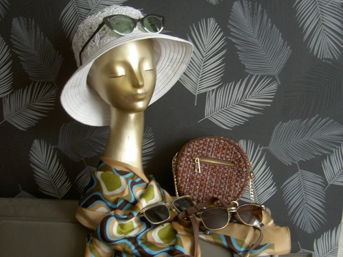 Lot tête mannequin lunettes - tête, +