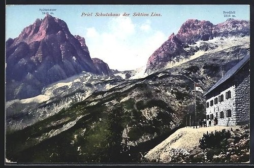 Carte postale refuge priel - carte,