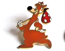 ? Pin's TEX AVERY L'OURS ET SON BALUCHON Signé Démons & Merveilles Vintage #1/4