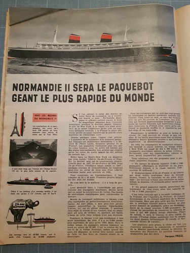 Paquebot normandie magazine - paquebot,