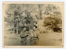 PHOTO,  WW2 Armée de libération fusilier marin militaire uniforme