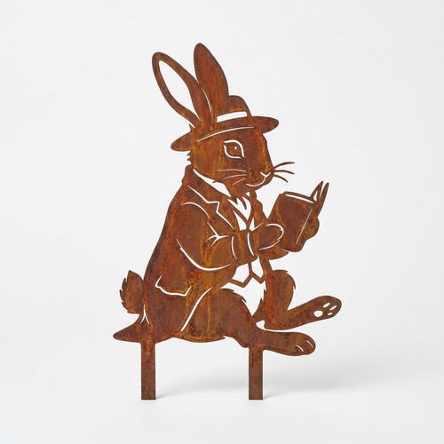Lapin pâques avec livres - pâques,