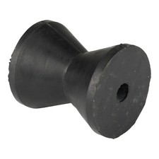 Rouleau d'arc de remorque bateau caoutchouc noir pour modèles de bateaux à mot