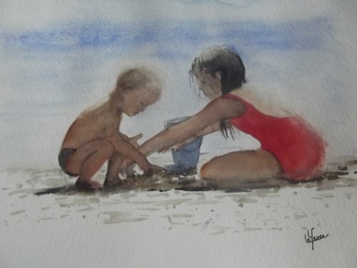 Aquarelle originale signée