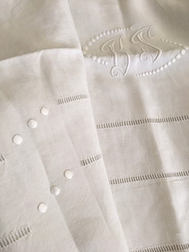 Drap ancien lin - drap, en