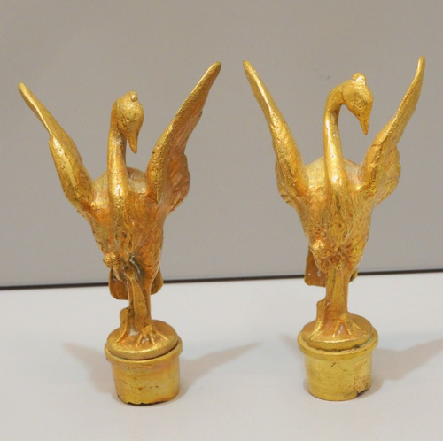 Etouffoirs bronze grues - bronze,