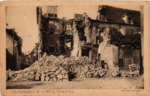 Cpa militaire senlis effets - cpa,