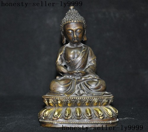 Tibetan buddhism bronze gilt - buddhism,
