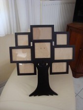 SILÉA - Pêle mêle photo Arbre bois 8 vues 49x56.5cm - Noir Music