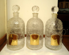 Série - 3 Flacons Guerlain - Mitsouko - Décor Abeilles - Collection - XXth