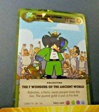 Babolex 7 Wonders Of The Ancient World US Carte Faudemer Card 28/50 Ephesus 7/7