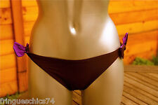 bas maillot de bain violet