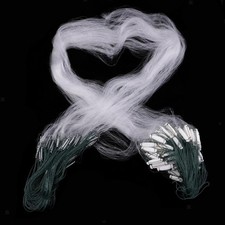 Filet maillant de pêche transparent à trémail, 3 couches, flotteur, piège à