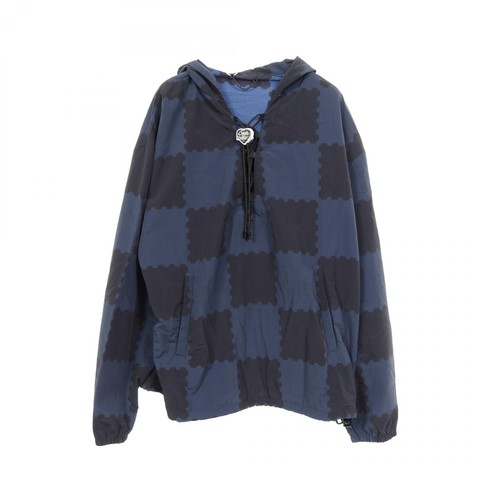 Blouson géant dentelle damier