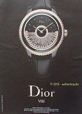PUBLICITE DIOR MONTRE VIII