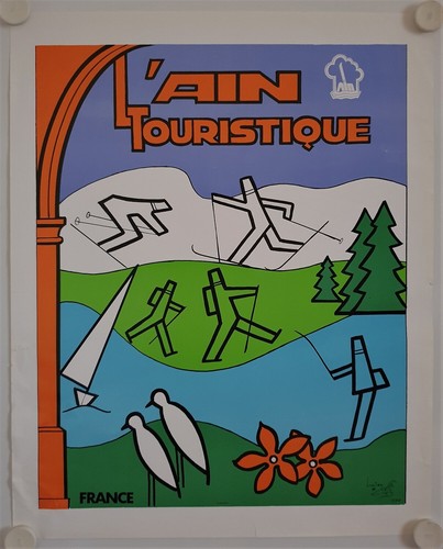 Affiche tourisme ain - tourisme, l'ain