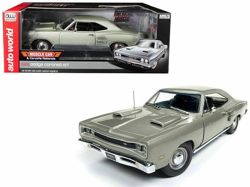 Dodge coronet 1969 silver - r/t,