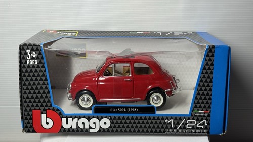 Burago fiat 500l - burago, 1/24