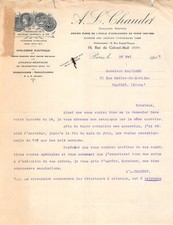 FACTURE  1913 HORLOGER A L