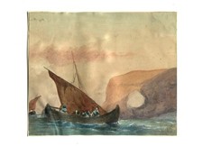 Paysage marin , bateau -