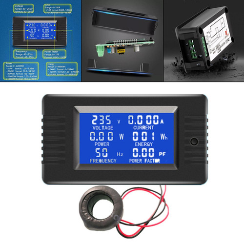 100a lcd tension courant - courant, watt
