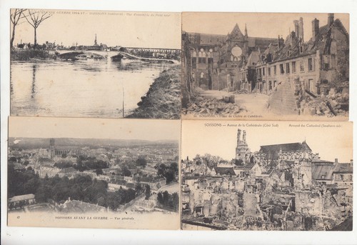 Lot old postcards war - 4,