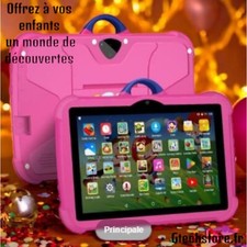 Tablette éducative enfant  à motif de dessin animé  Quad Core Android,7"